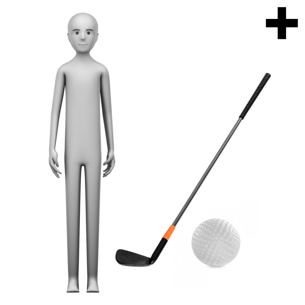 Imagen en la que se ve el plural del concepto jugador de golf
