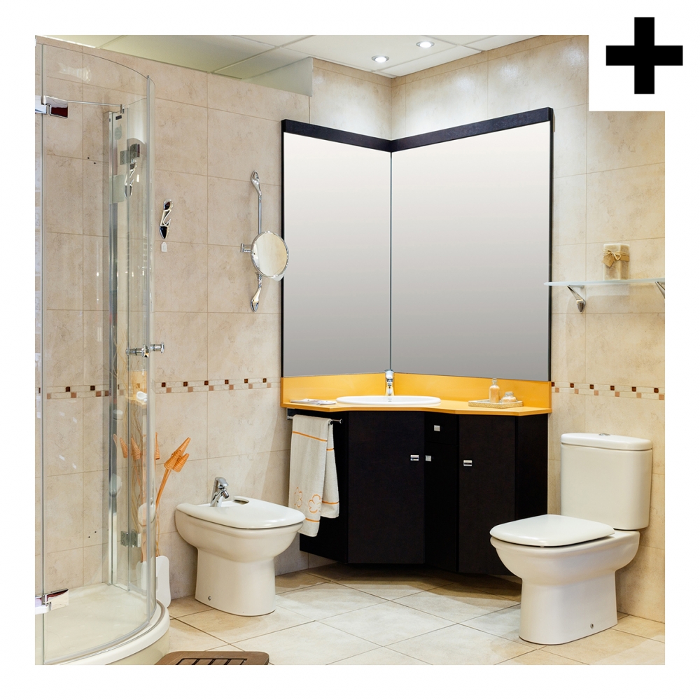 Imagen en la que se ve un cuarto de baño con ducha