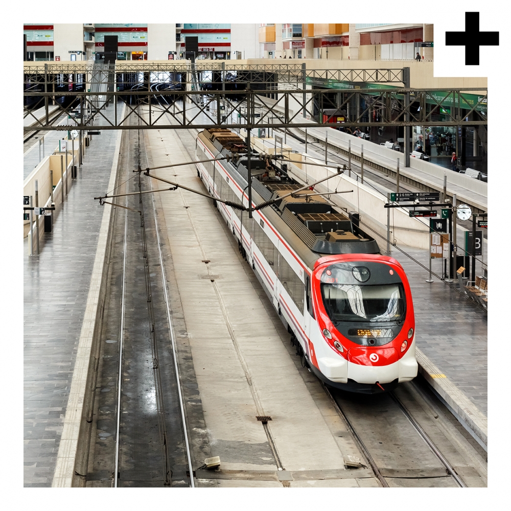 Imagen en la que se ve el plural del concepto estación de tren