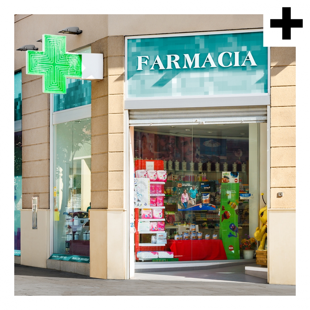 Imagen en la que se ve el plural del concepto farmacia