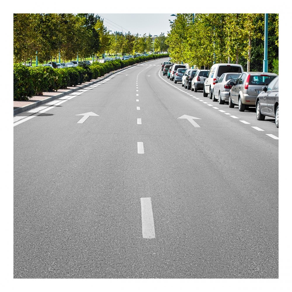 Imagen en la que se ve una calzada