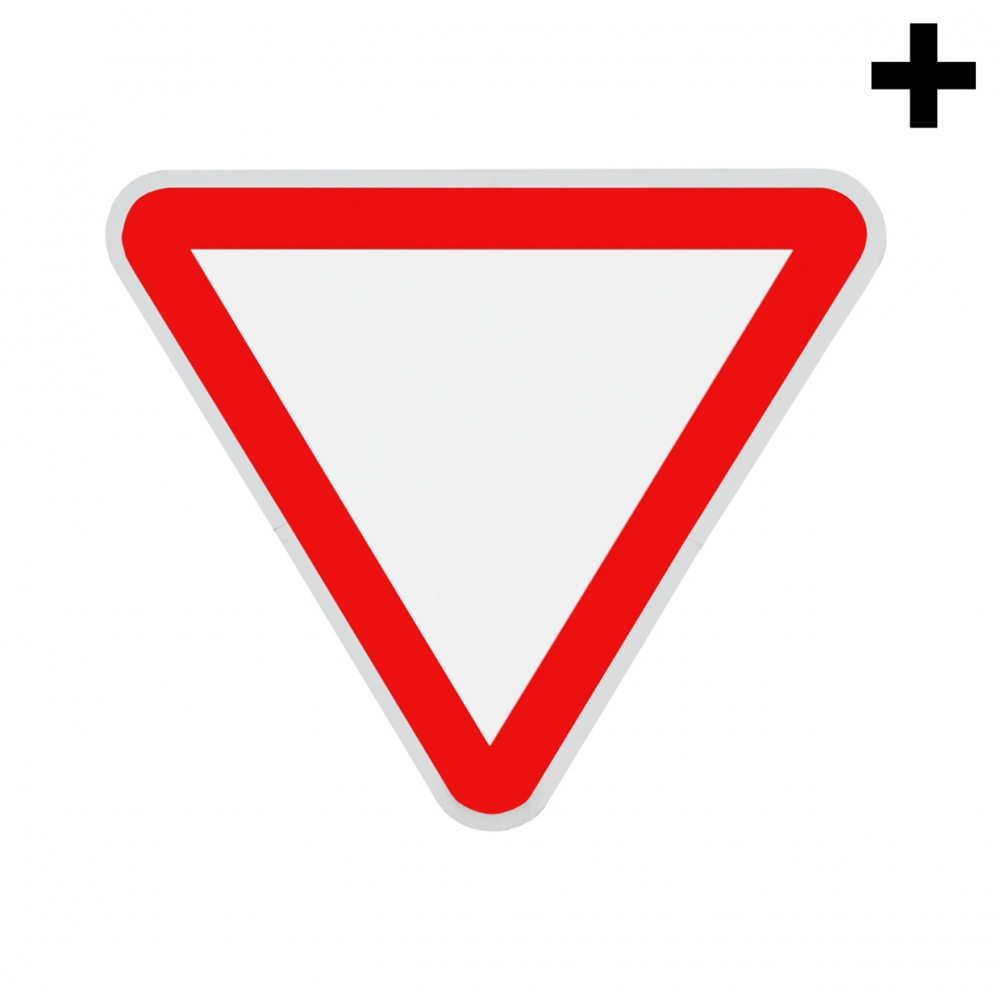 Imagen en la que se ve el plural del concepto de señal de ceda el paso