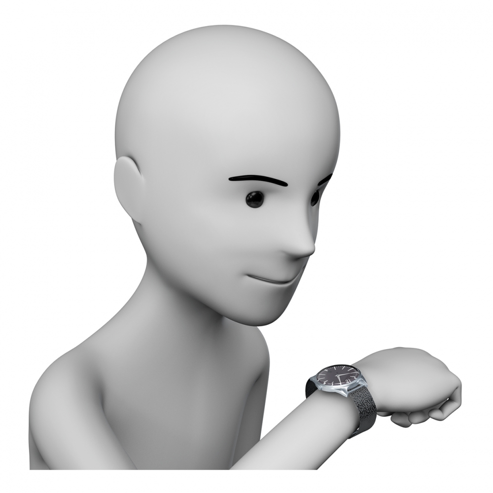 Imagen en la que se ve a una persona mirando la hora en el reloj