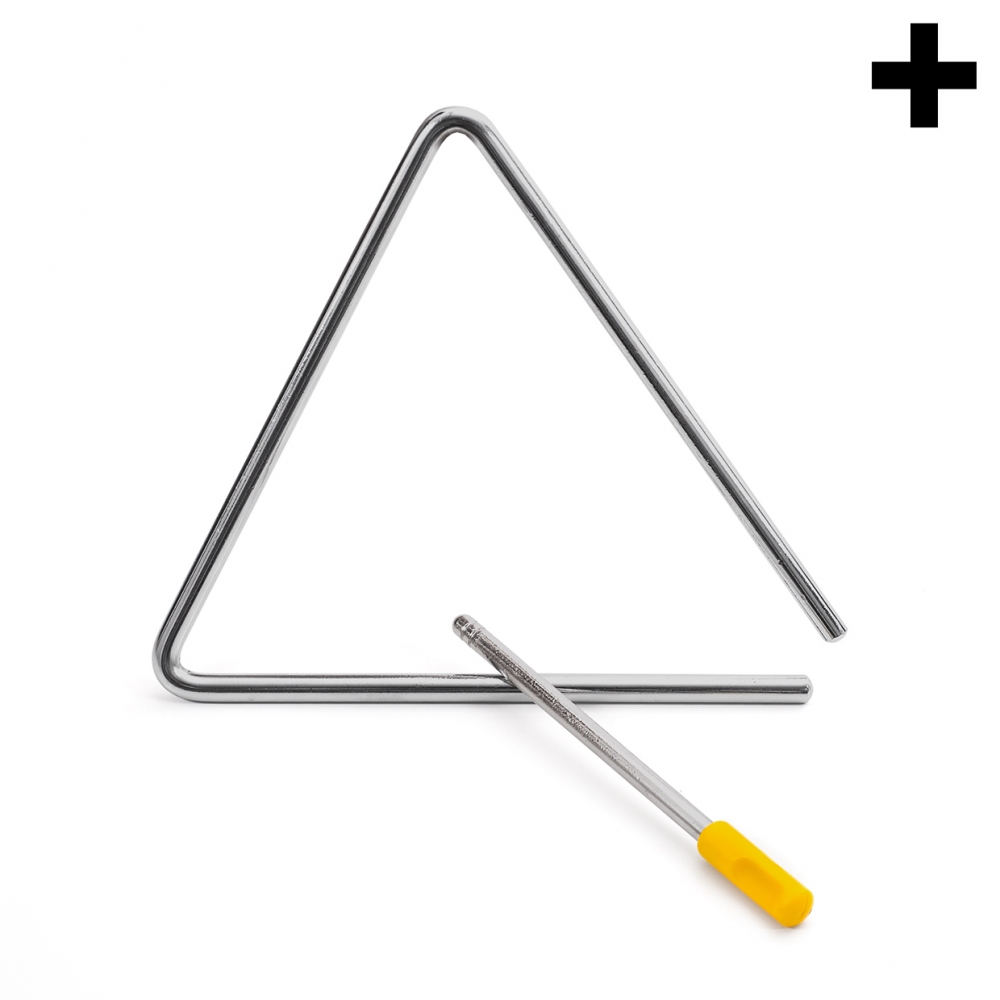 Imagen en la que se ve el plural del concepto instrumento triángulo