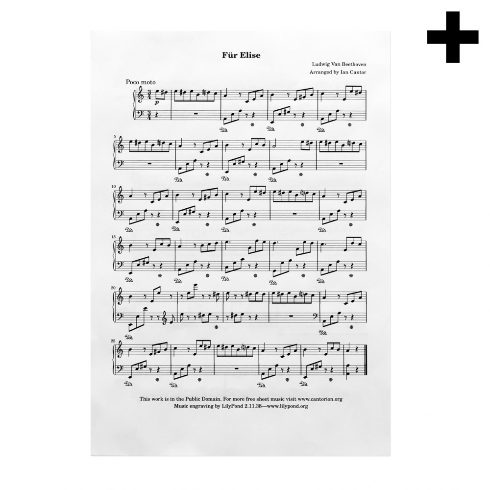 Imagen en la que se ve el plural del concepto partitura