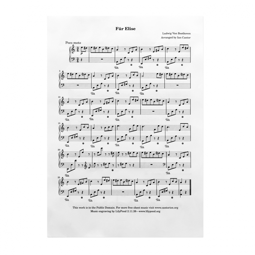 Imagen en la que se ve una partitura