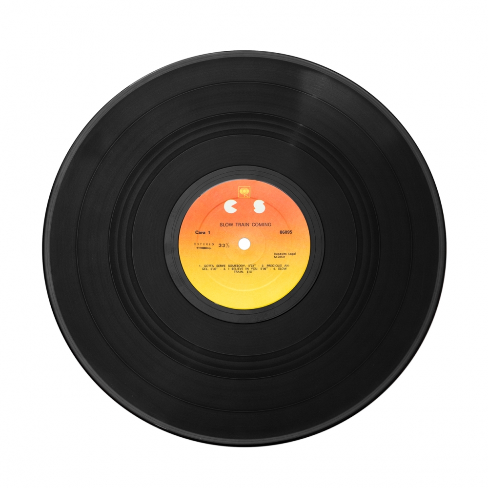 Imagen en la que se ve un disco de vinilo