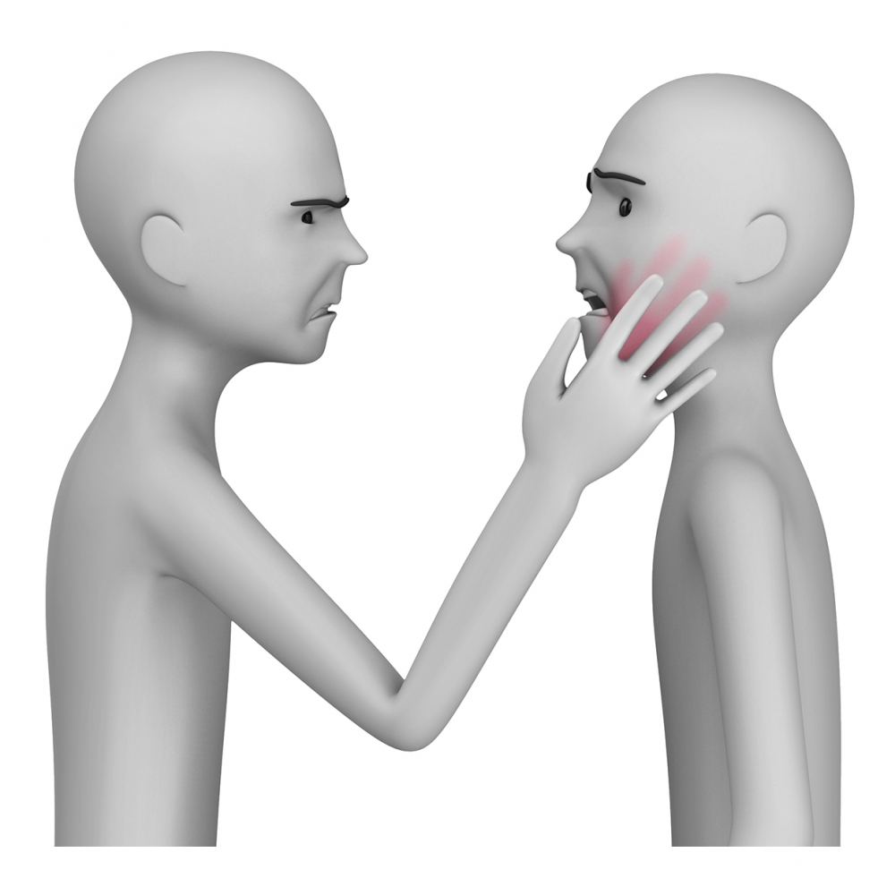 Imagen del verbo pegar