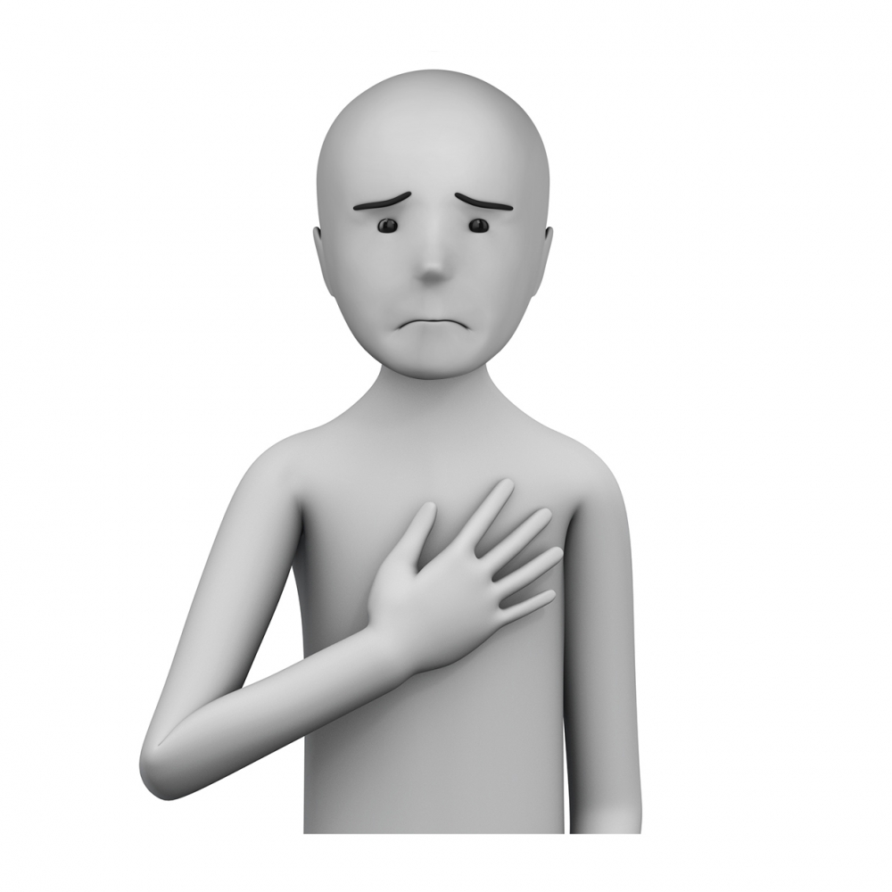 Imagen en la que se ve una persona pidiendo perdón