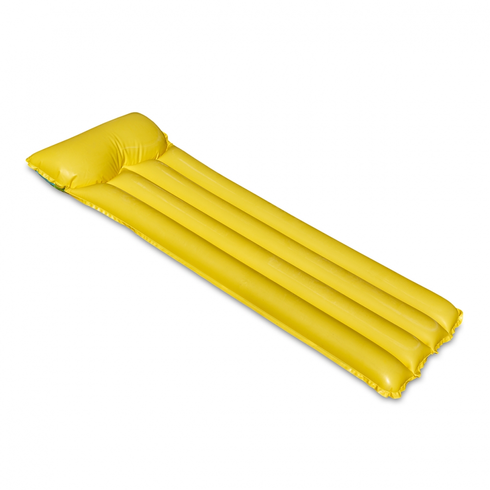 Imagen en la que se ve una colchoneta amarilla