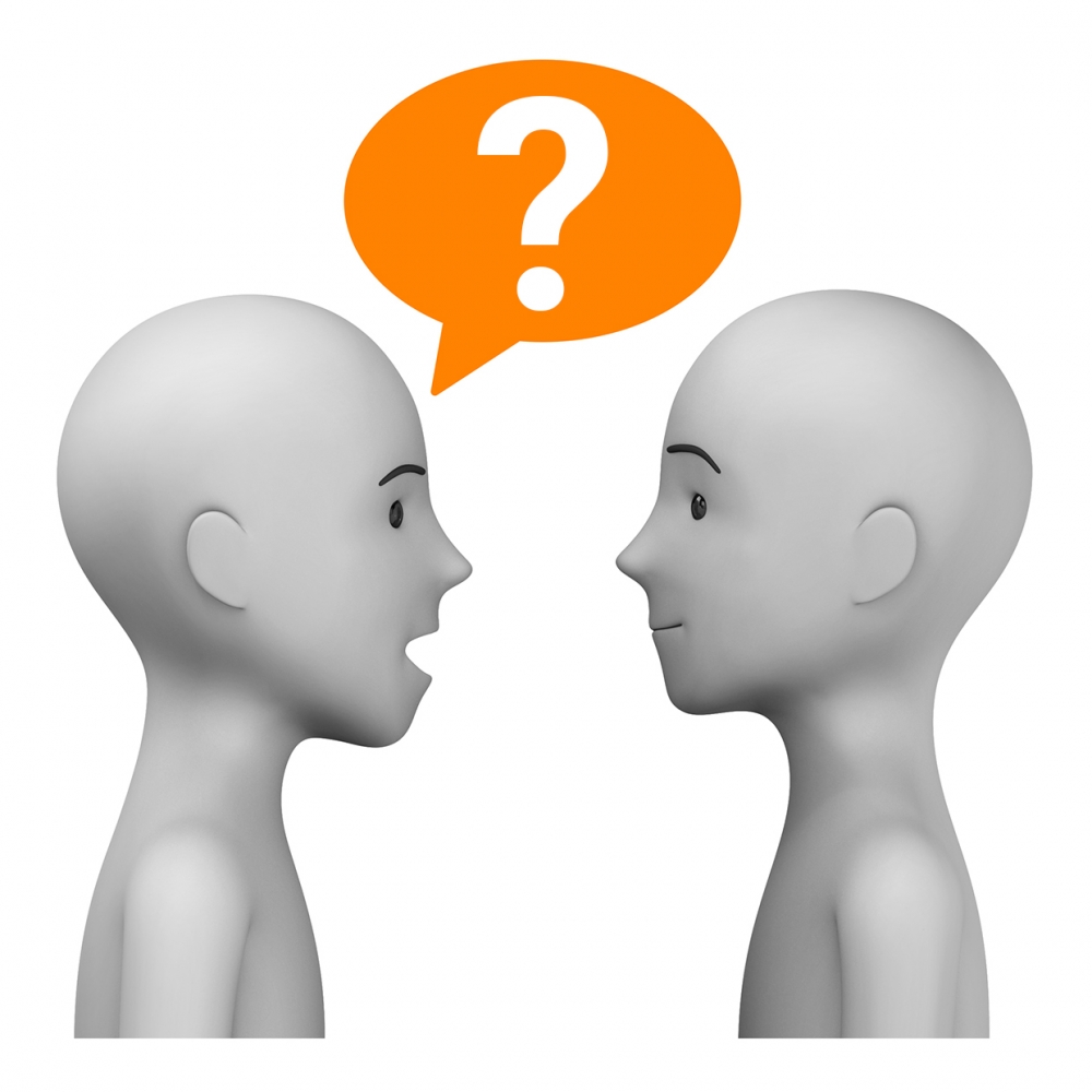 Imagen del verbo preguntar