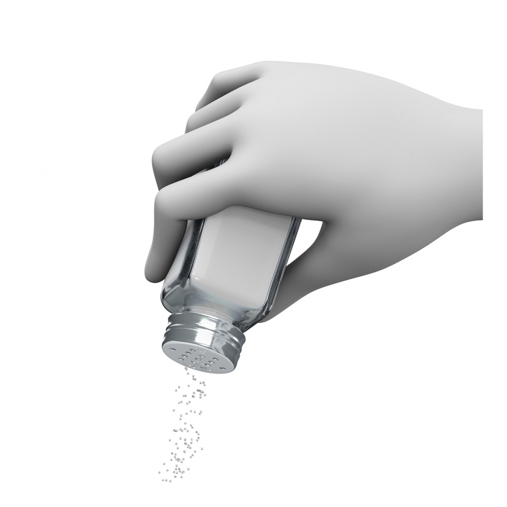 Imagen en la que se ve una mano echando sal