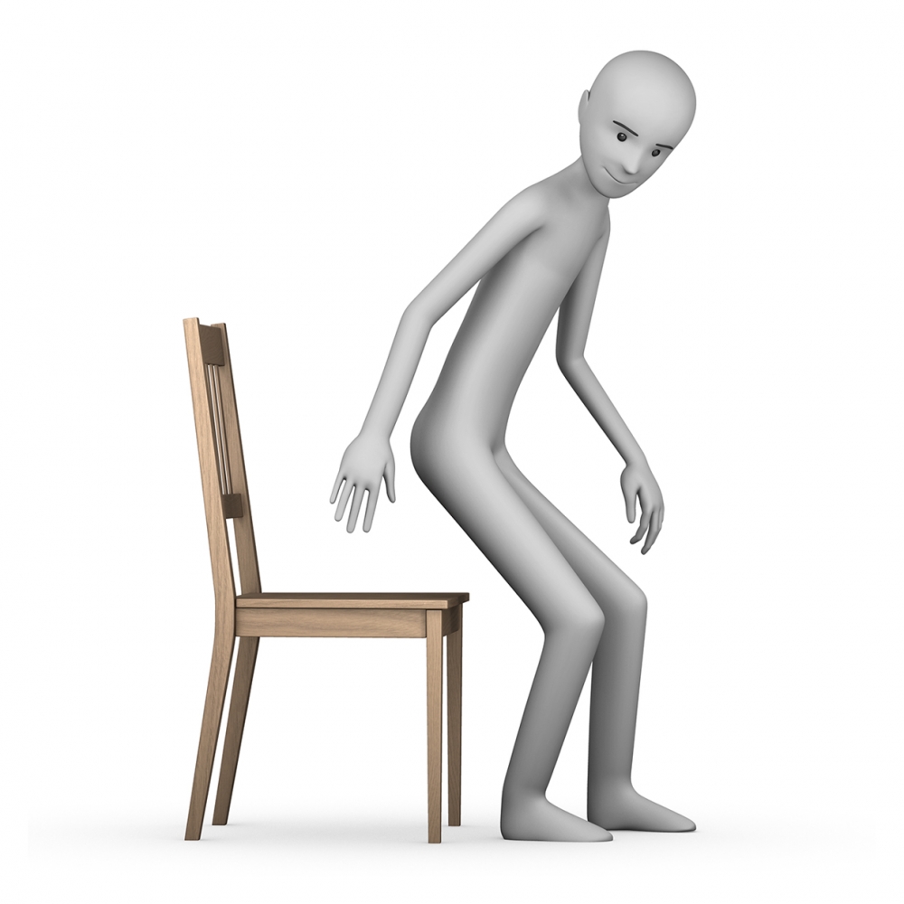 Imagen del verbo sentarse