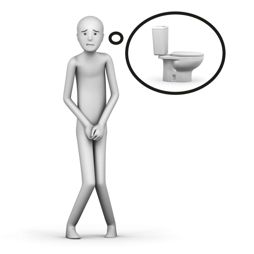 Imagen de la acción tener ganas de hacer pis