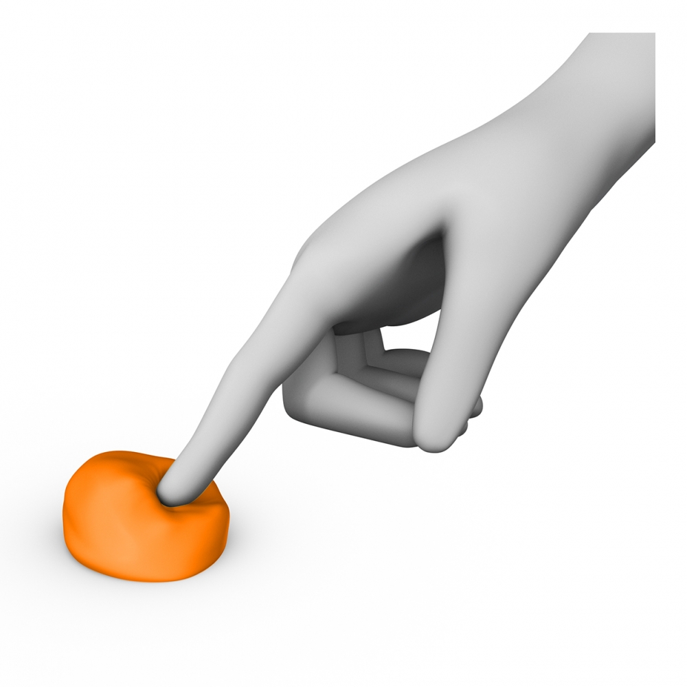 Imagen del concepto tocar algo