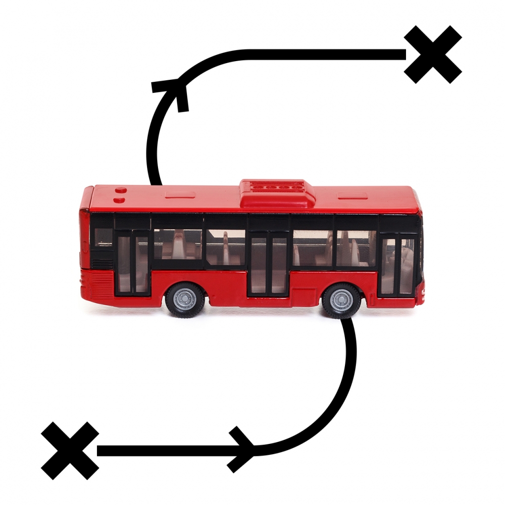 Imagen en la que se ve el concepto viajar en autobús