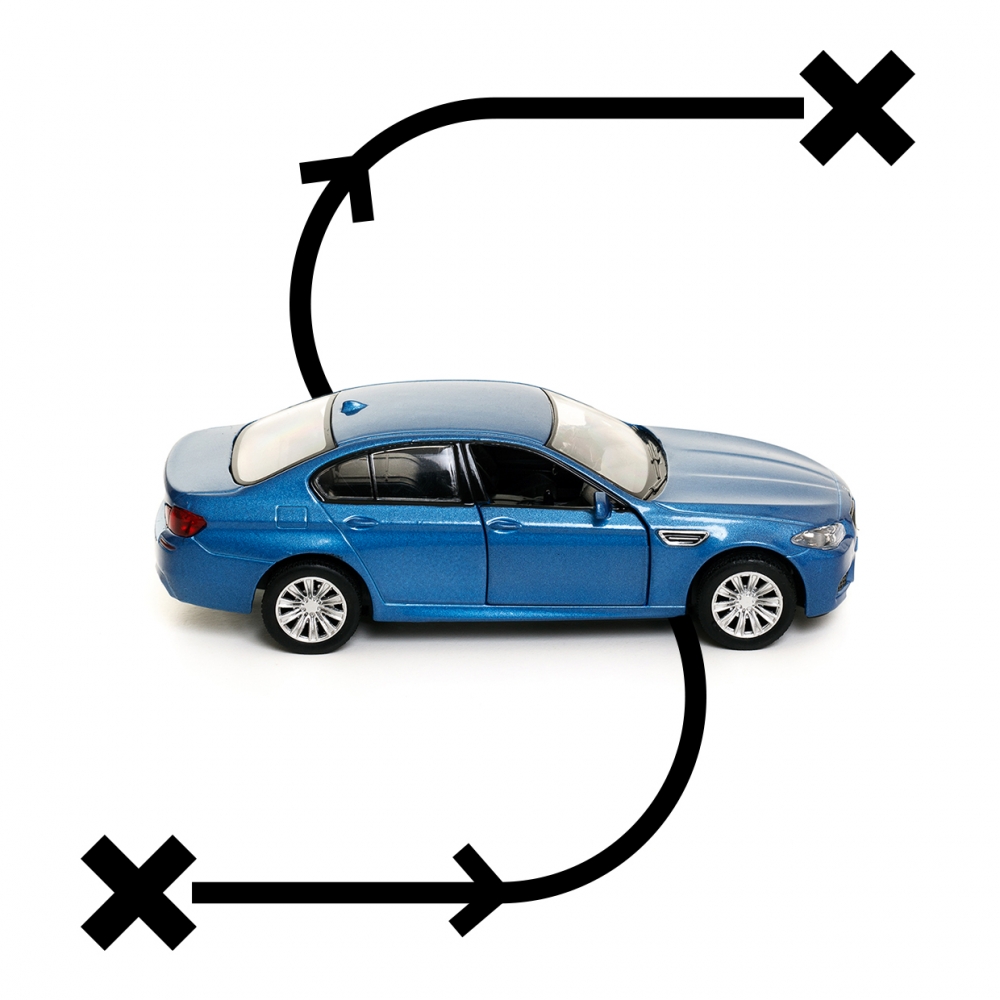Imagen en la que se ve el concepto viajar en coche