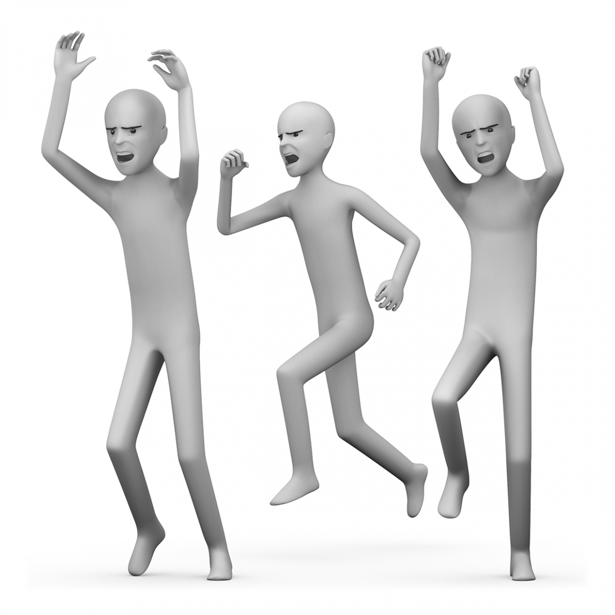 Imagen del verbo alborotar