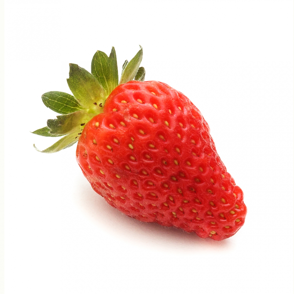 Imagen en la que se ve una fresa tumbada