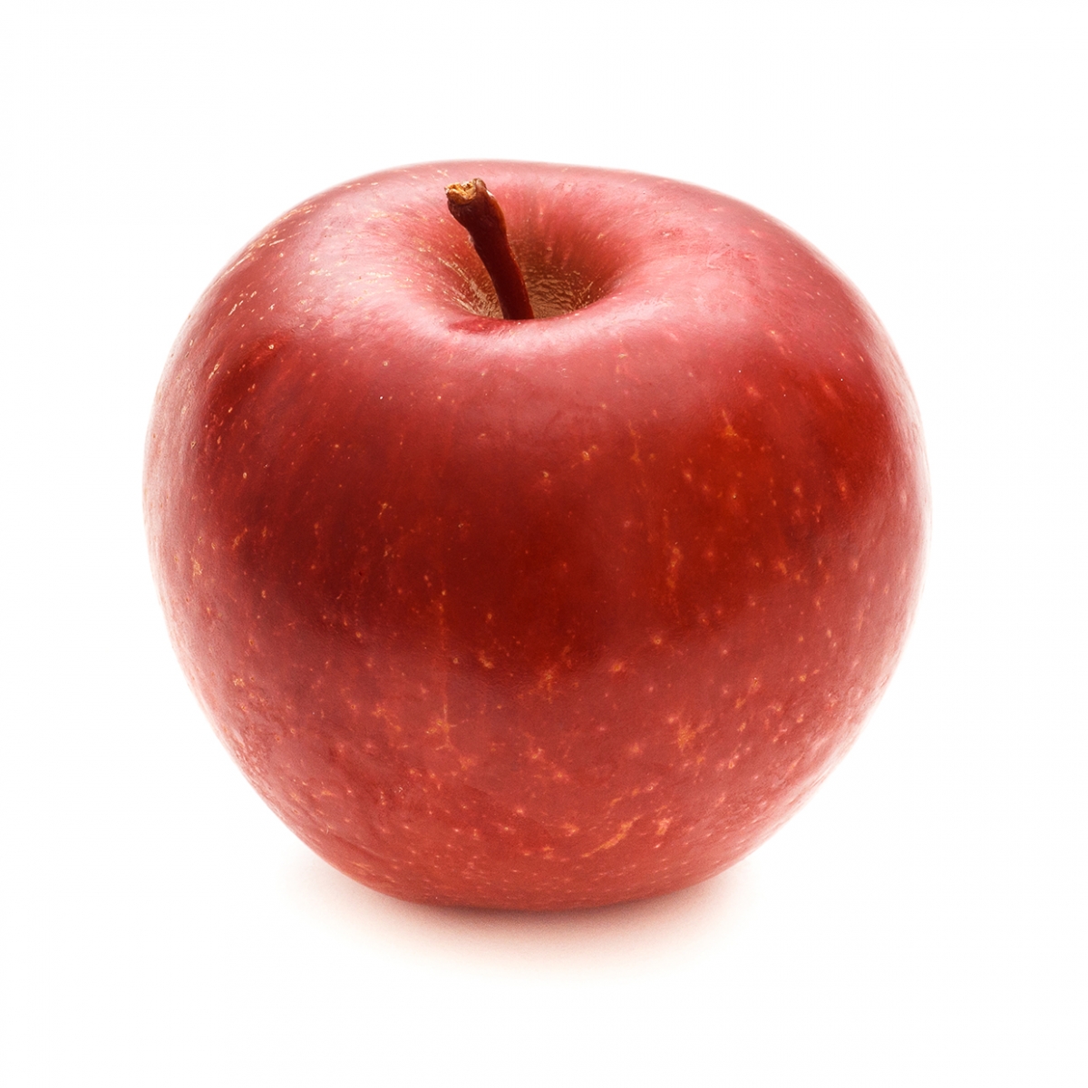 Imagen en la que se ve una manzana roja