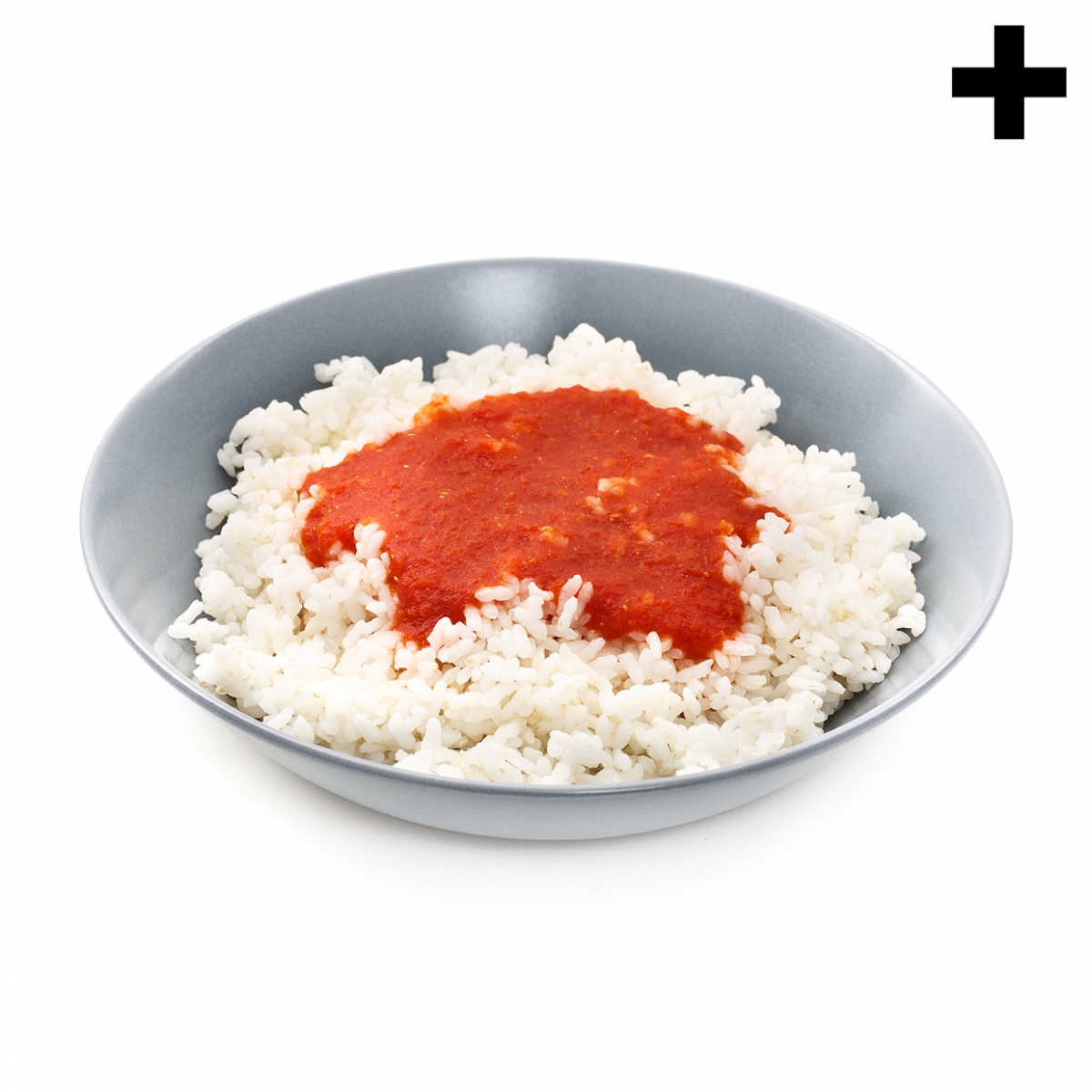 Imagen en la que se ve el plural del concepto arroz con tomate