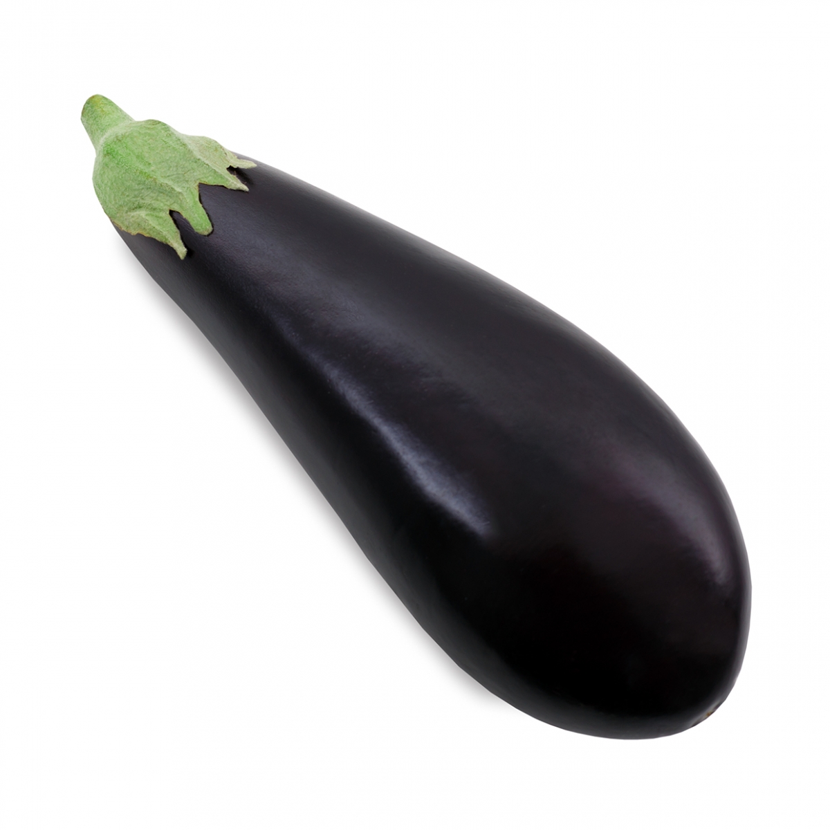 Imagen en la que se ve una berenjena