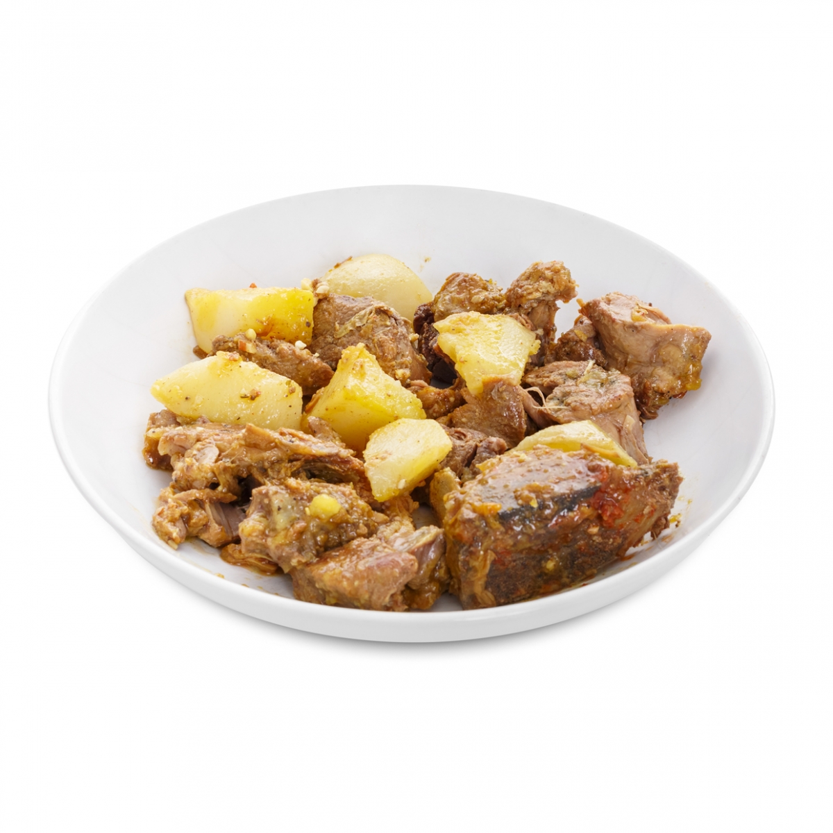 Imagen en la que se ve un plato de estofado