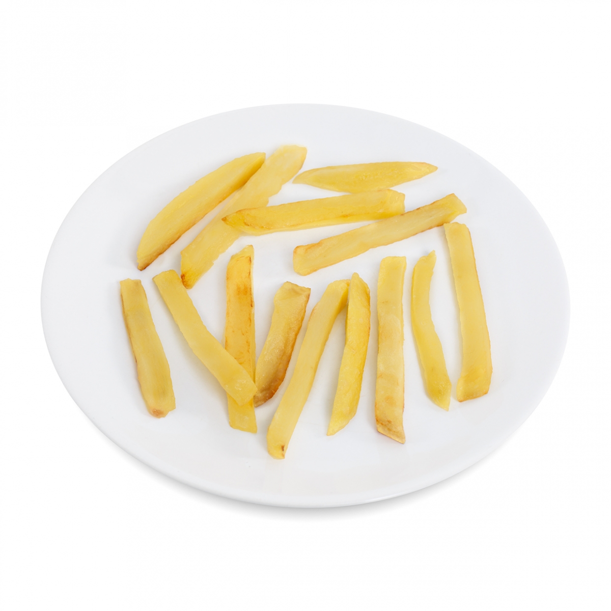 Imagen en la que se ve un plato de patatas fritas