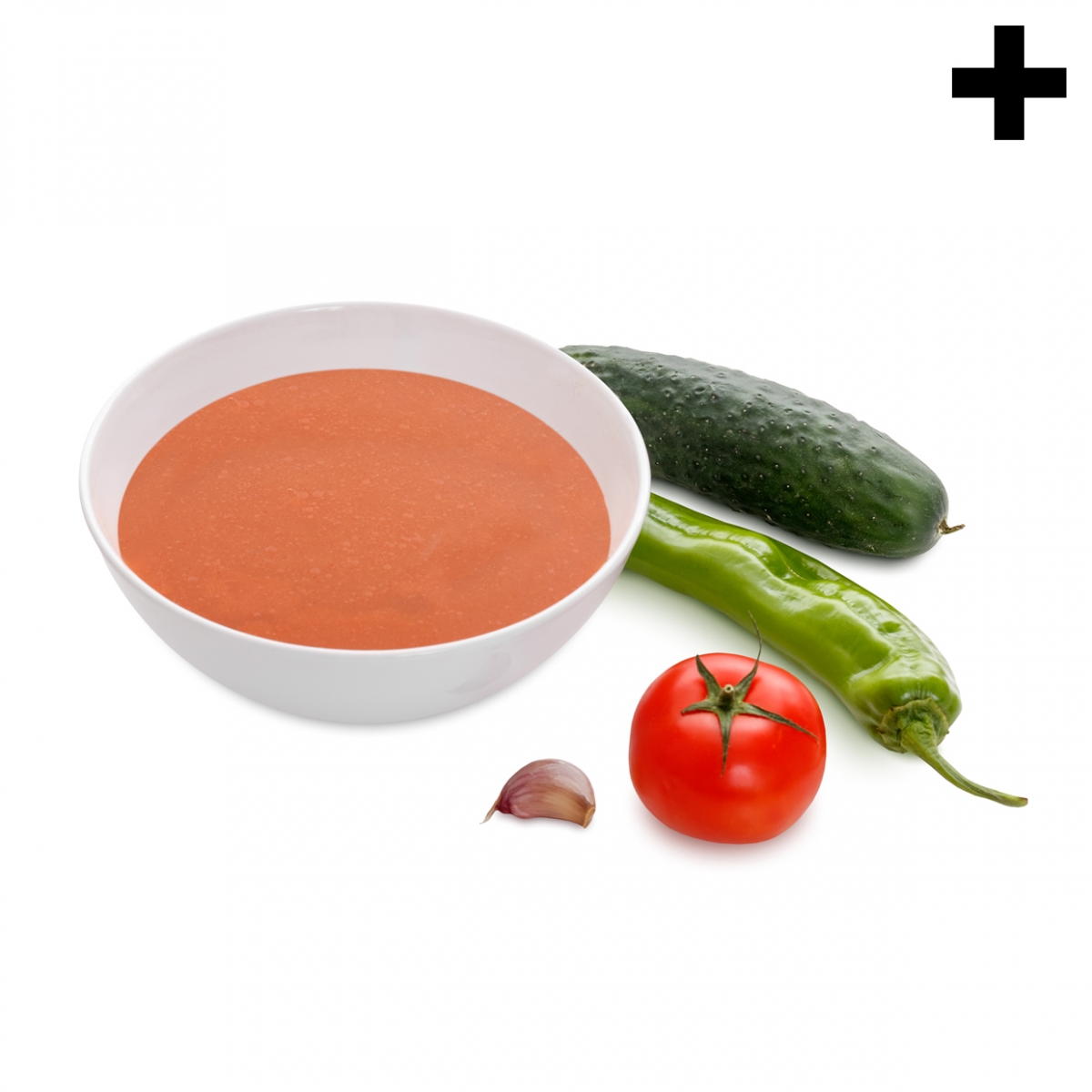 Imagen en la que se ve el plural del concepto gazpacho