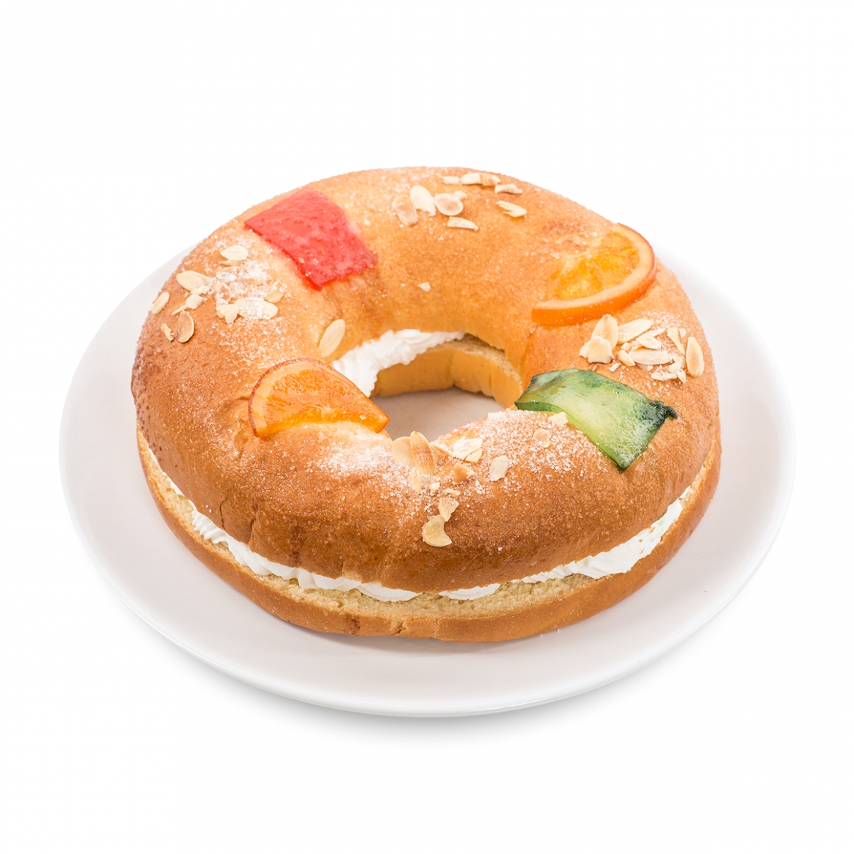 Imagen en la que se ve un roscón