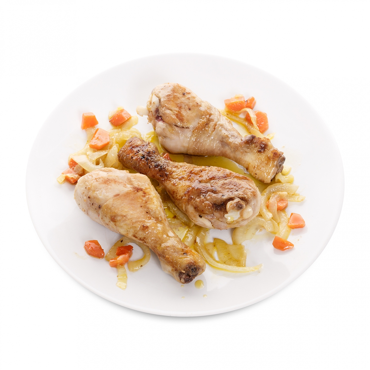 Imagen en la que se ve un plato de jamoncitos de pollo