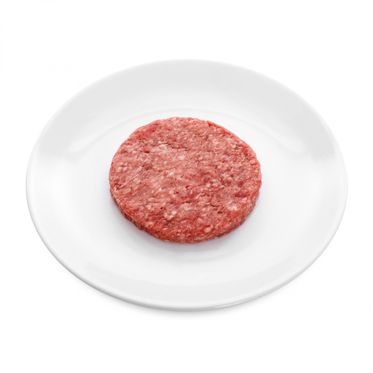 Imagen en la que se ve una hamburguesa sin cocinar