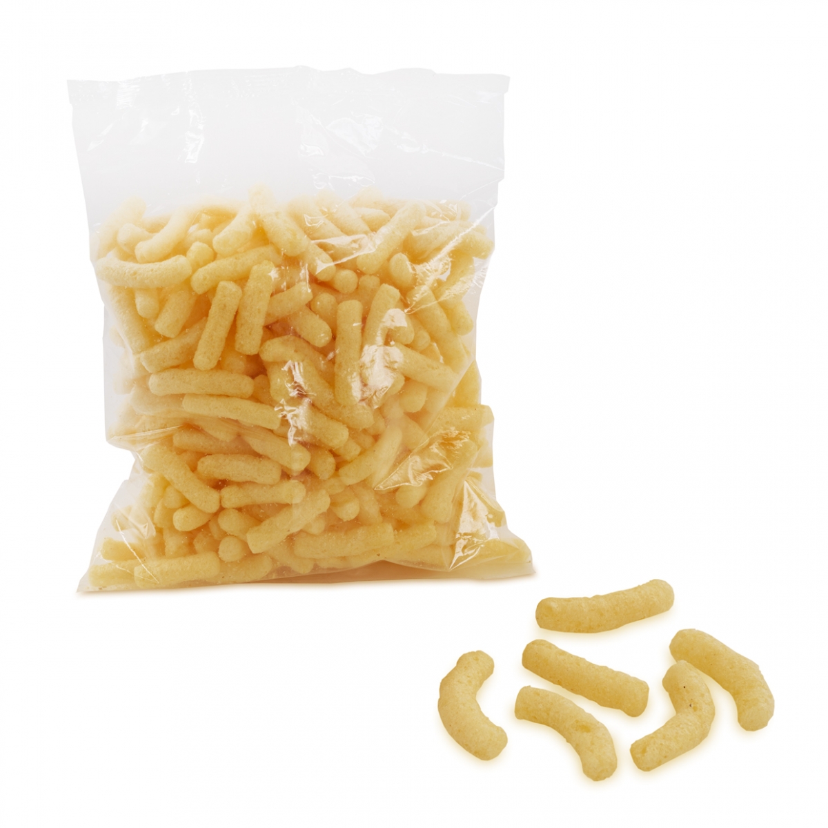 Imagen en la que se ve una bolsa de gusanitos