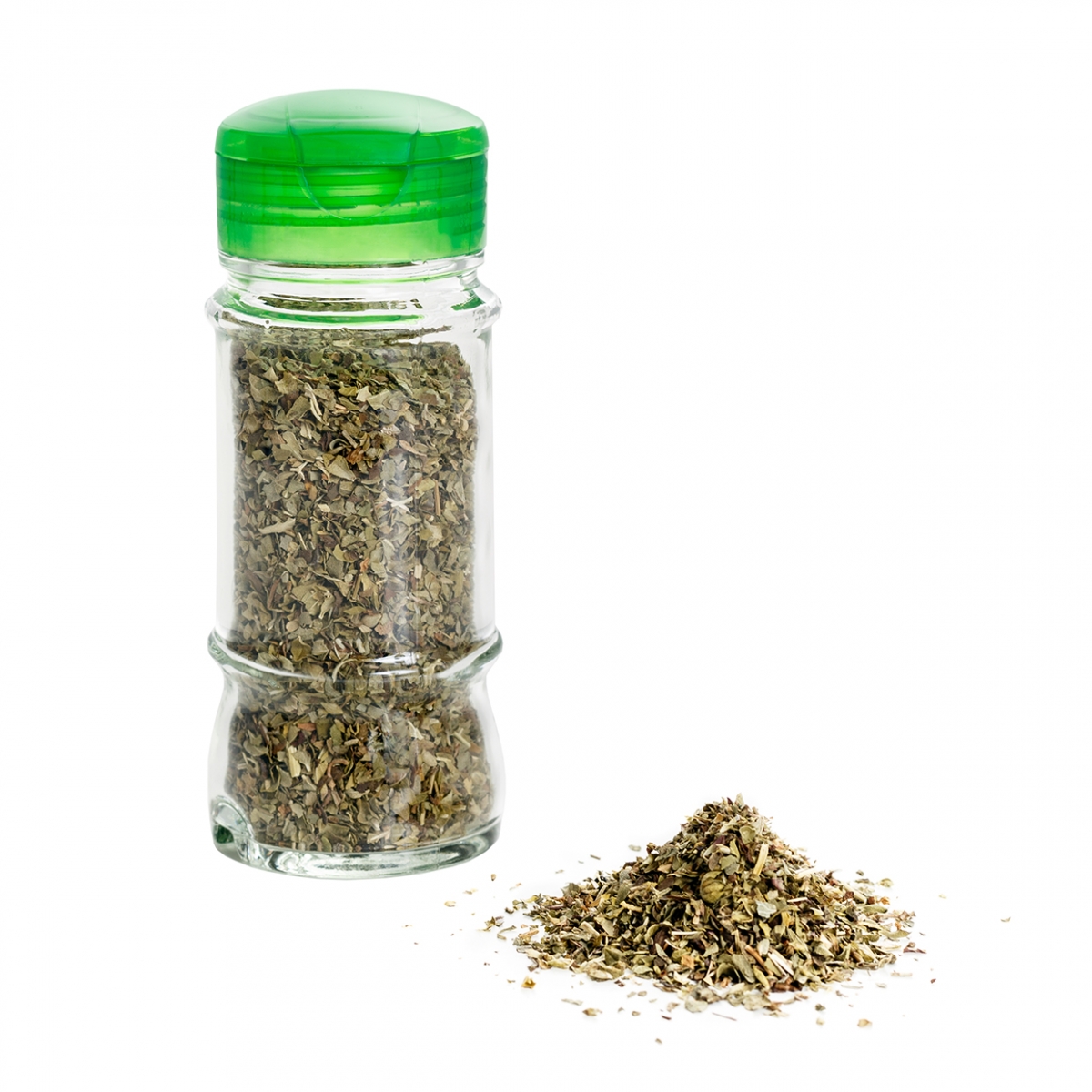 Imagen en la que se ve un bote de orégano