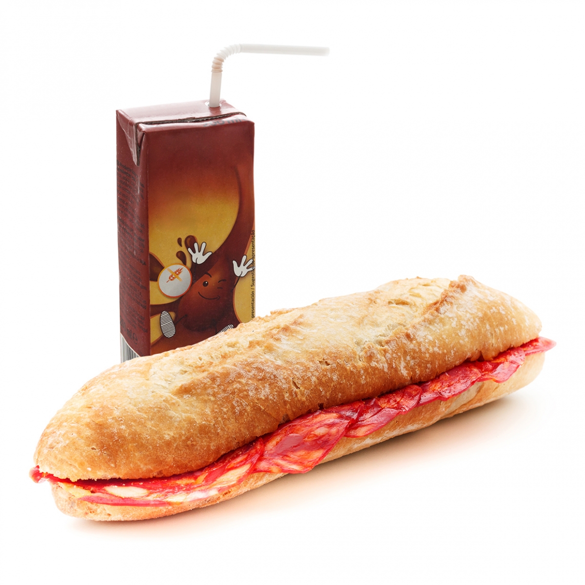 Imagen en la que se ve el concepto de merienda o almuerzo