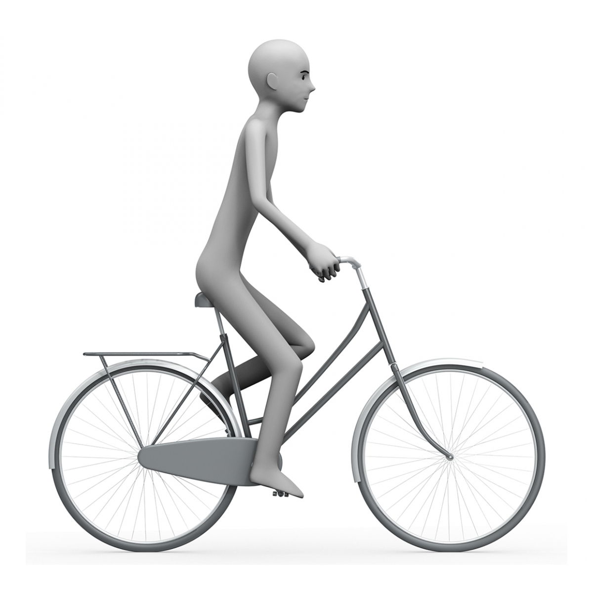 Imagen del verbo andar en bicicleta