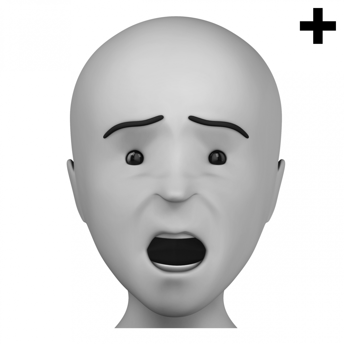 Imagen en la que se ve el plural del concepto asustado