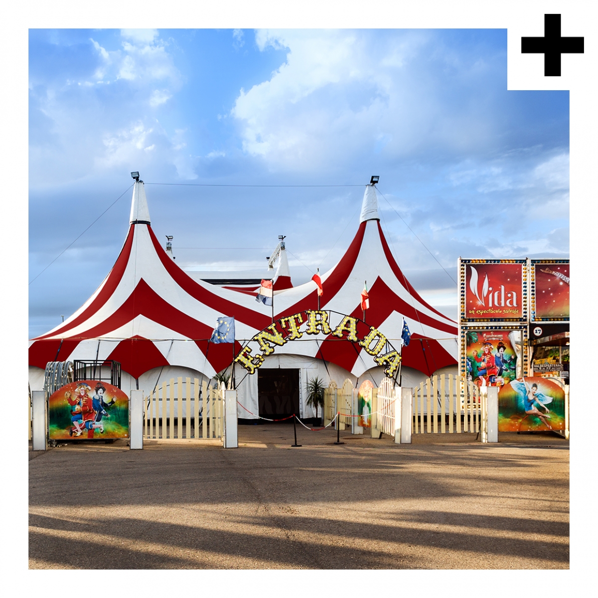 Imagen en la que se ve el plural del concepto circo