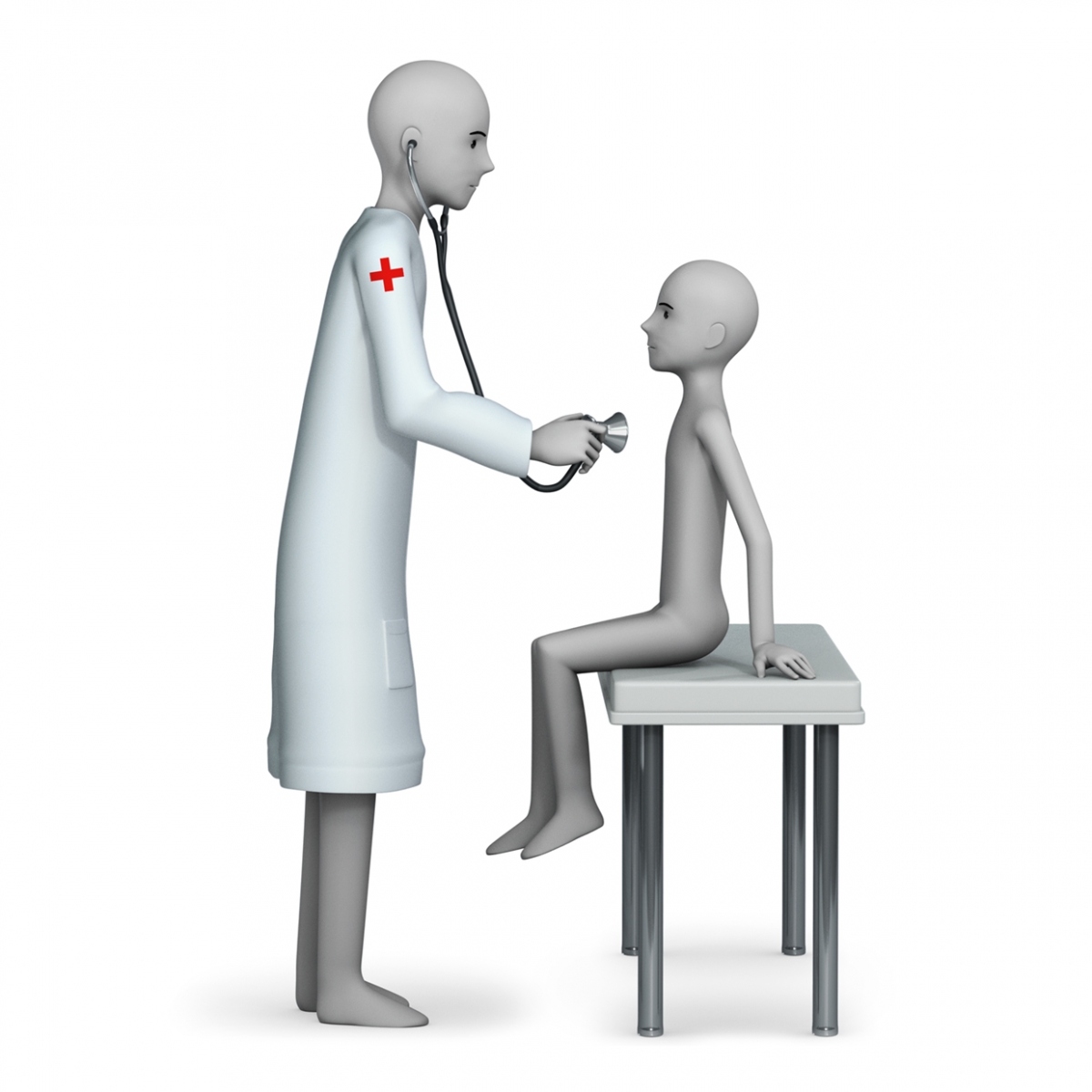 Imagen del verbo auscultar