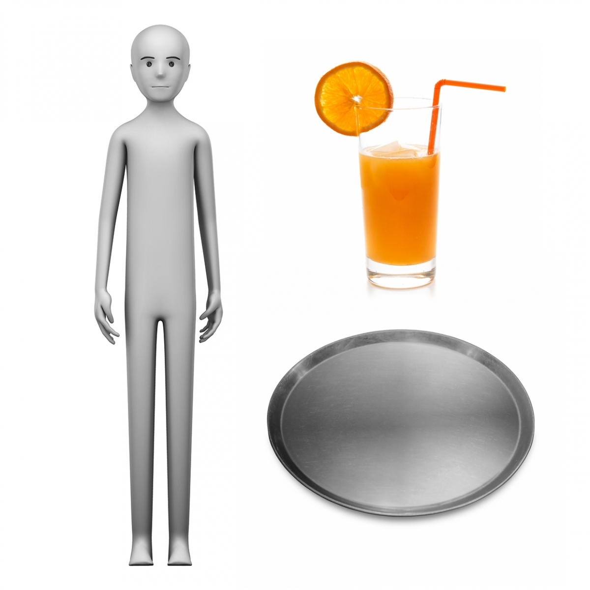 Imagen en la que se ve el concepto de camarero o camarera