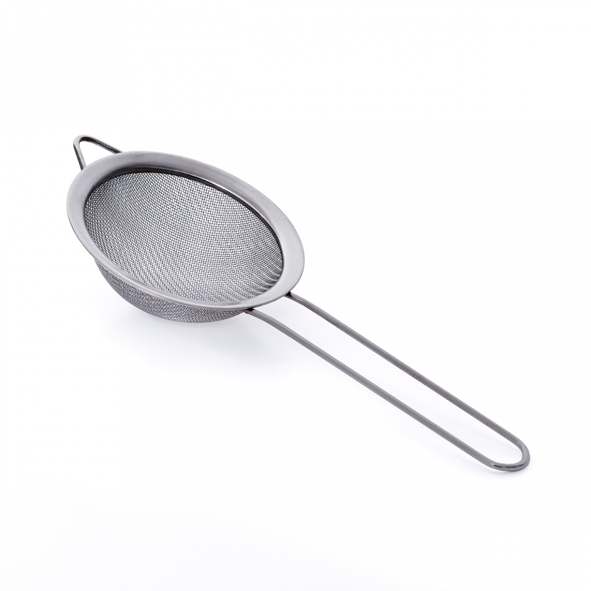 Imagen en la que se ve un colador metálico