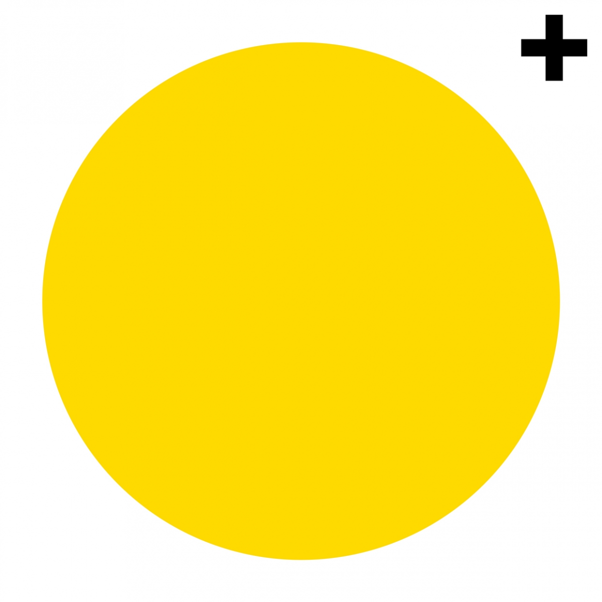 Imagen en la que se ve un círculo de color amarillo