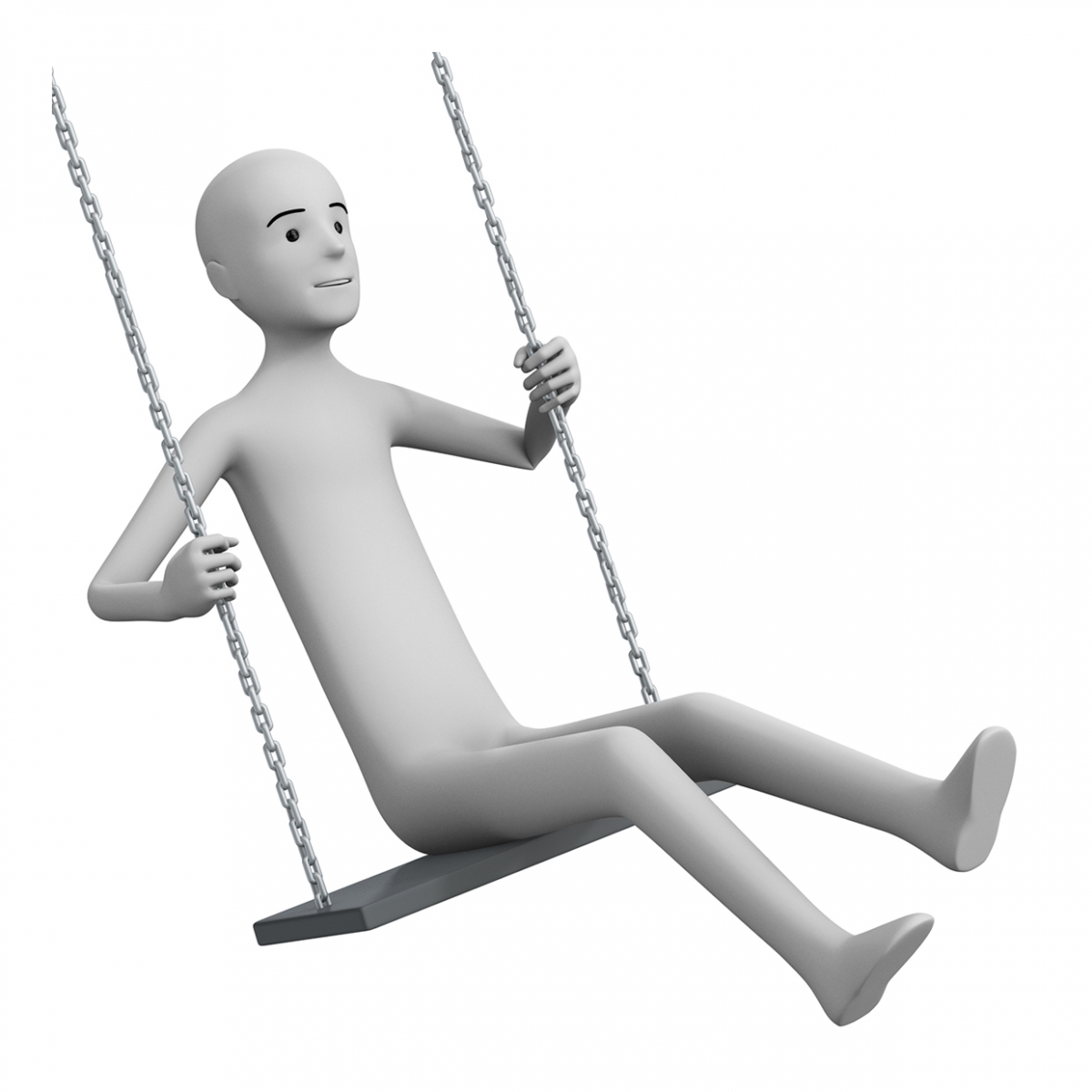 Imagen del verbo columpiar