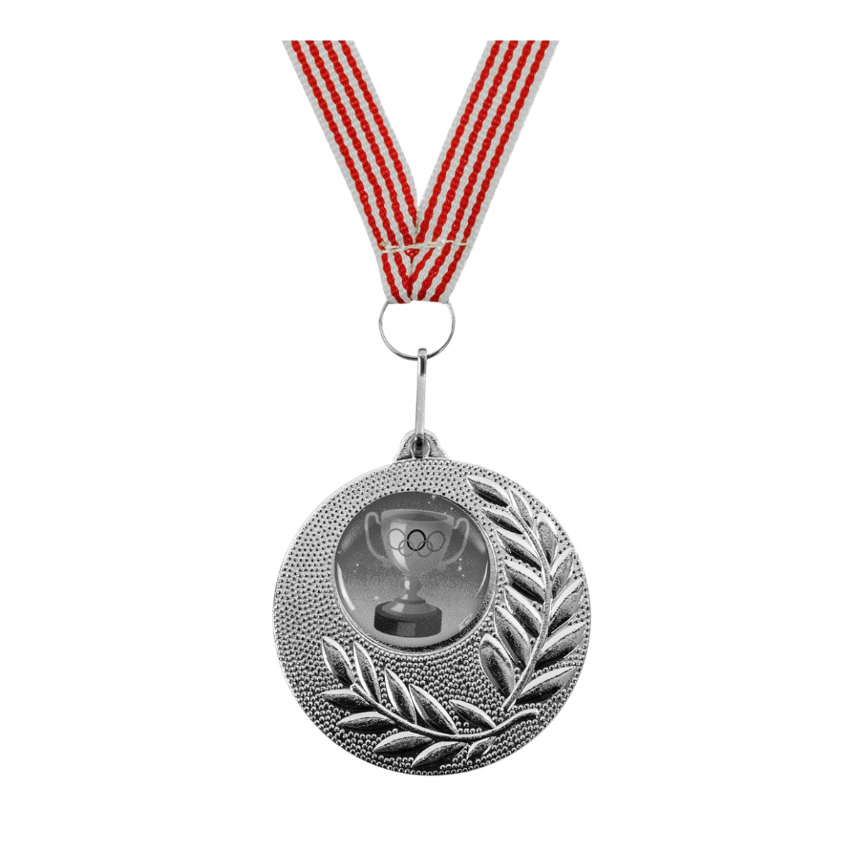 Imagen en la que se ve una medalla de plata
