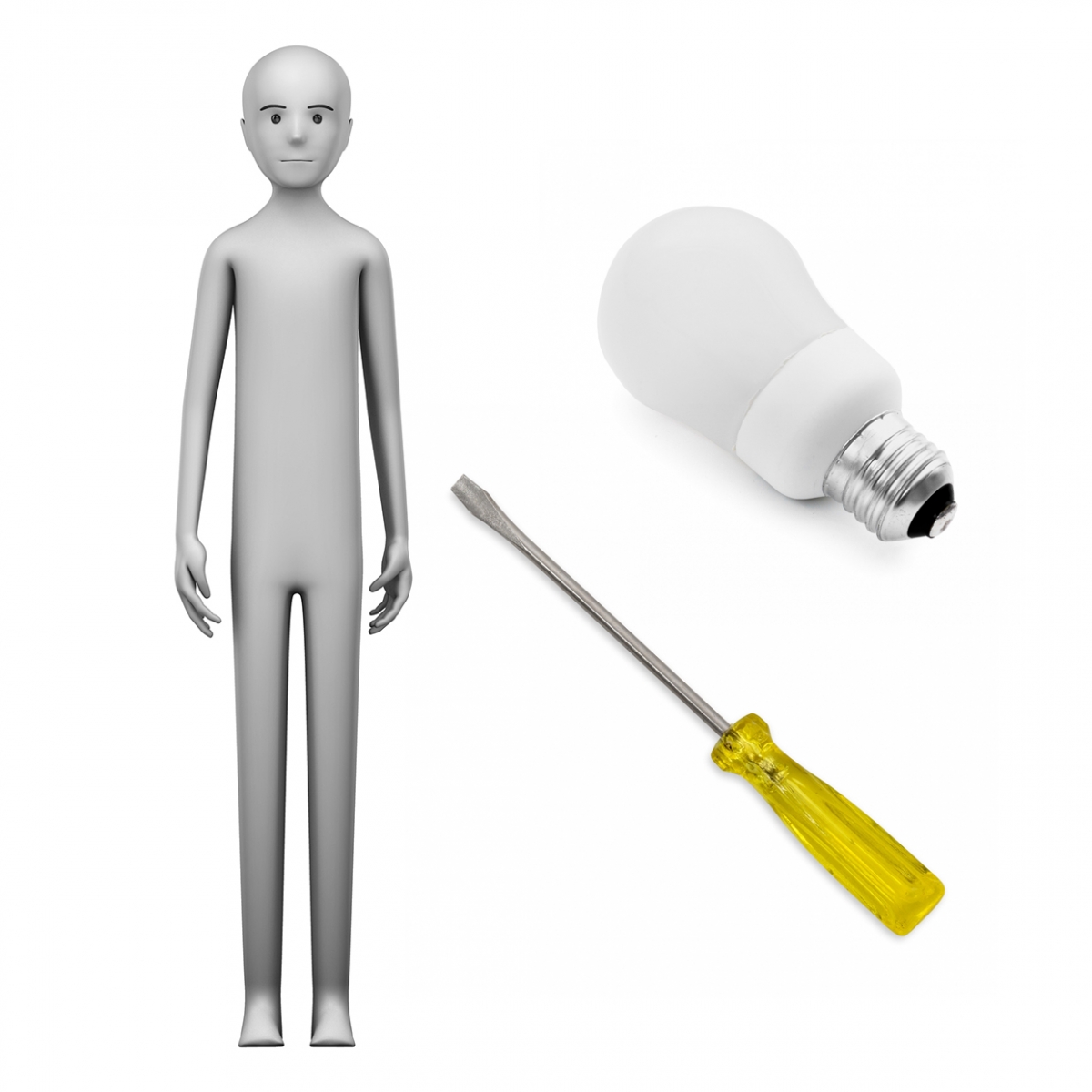 Imagen en la que se ve el concepto de electricista