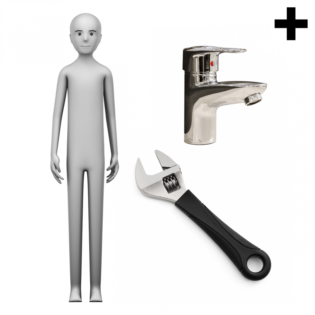 Imagen en la que se ve el plural del concepto fontanero