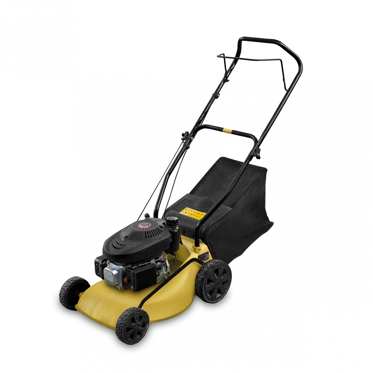 Imagen en la que se ve un cortacésped