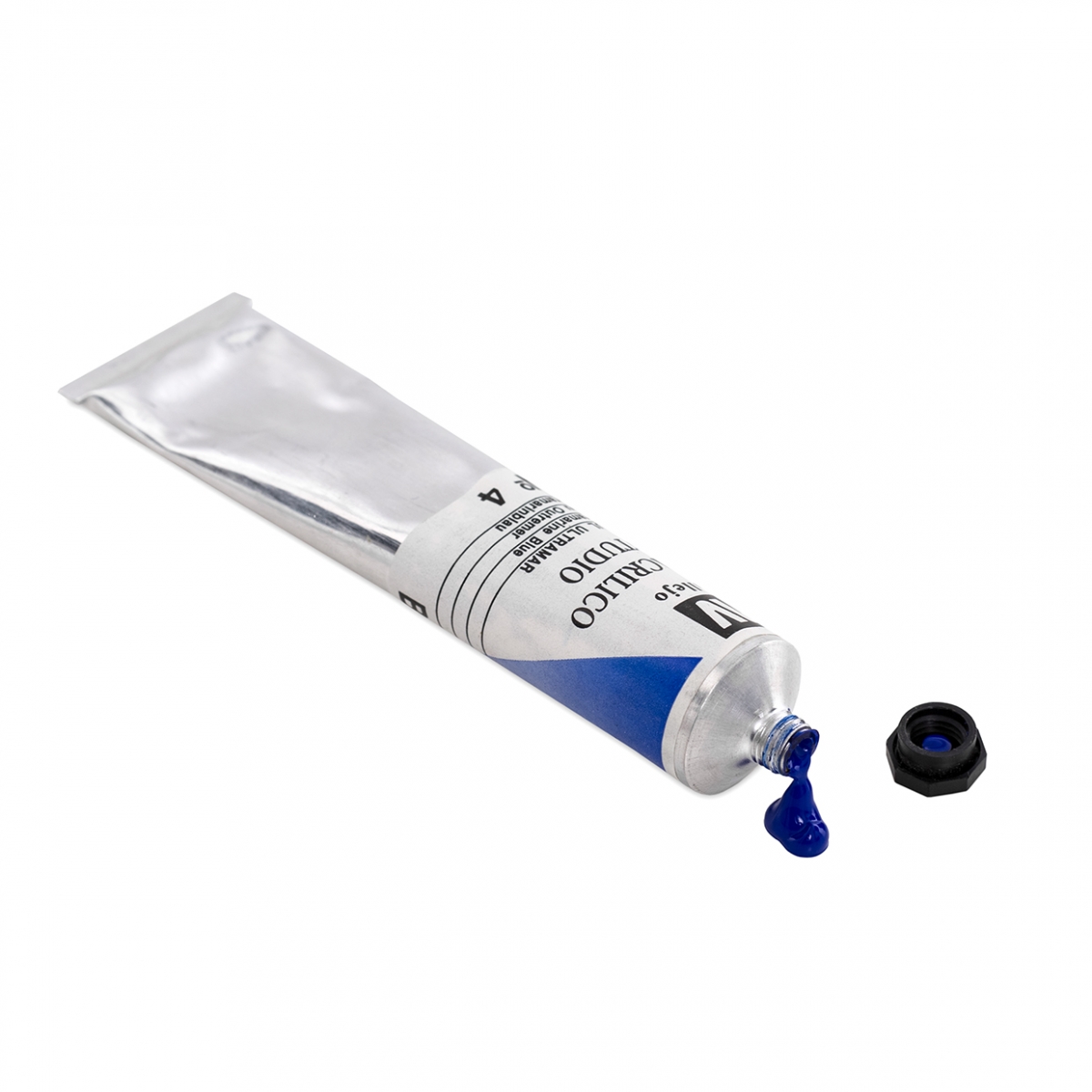 Imagen en la que se ve un bote de pintura de óleo