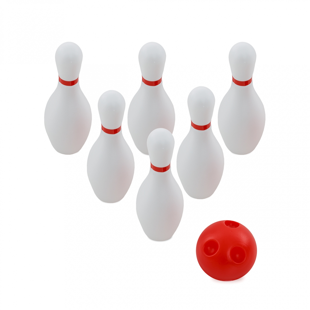 Imagen en la que se ve un juego de los bolos