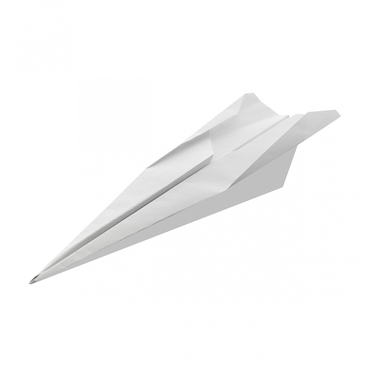 Imagen en la que se ve un avión de papel